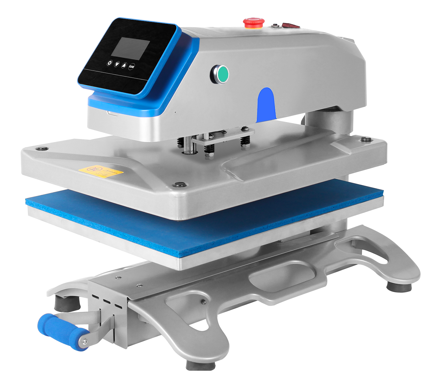 Heat Press 40x50 Electric Automatic Swing-Away | Single Platen with Smooth Drawer – No Air Compressor Needed – DTF.UK Approved