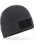 Fashion patch beanie