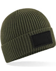 Fashion patch beanie