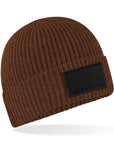 Fashion patch beanie