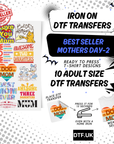 Best Seller Mothers's Day T-shirt Designs Premade DTF Gangsheet - DTF Bundle 2