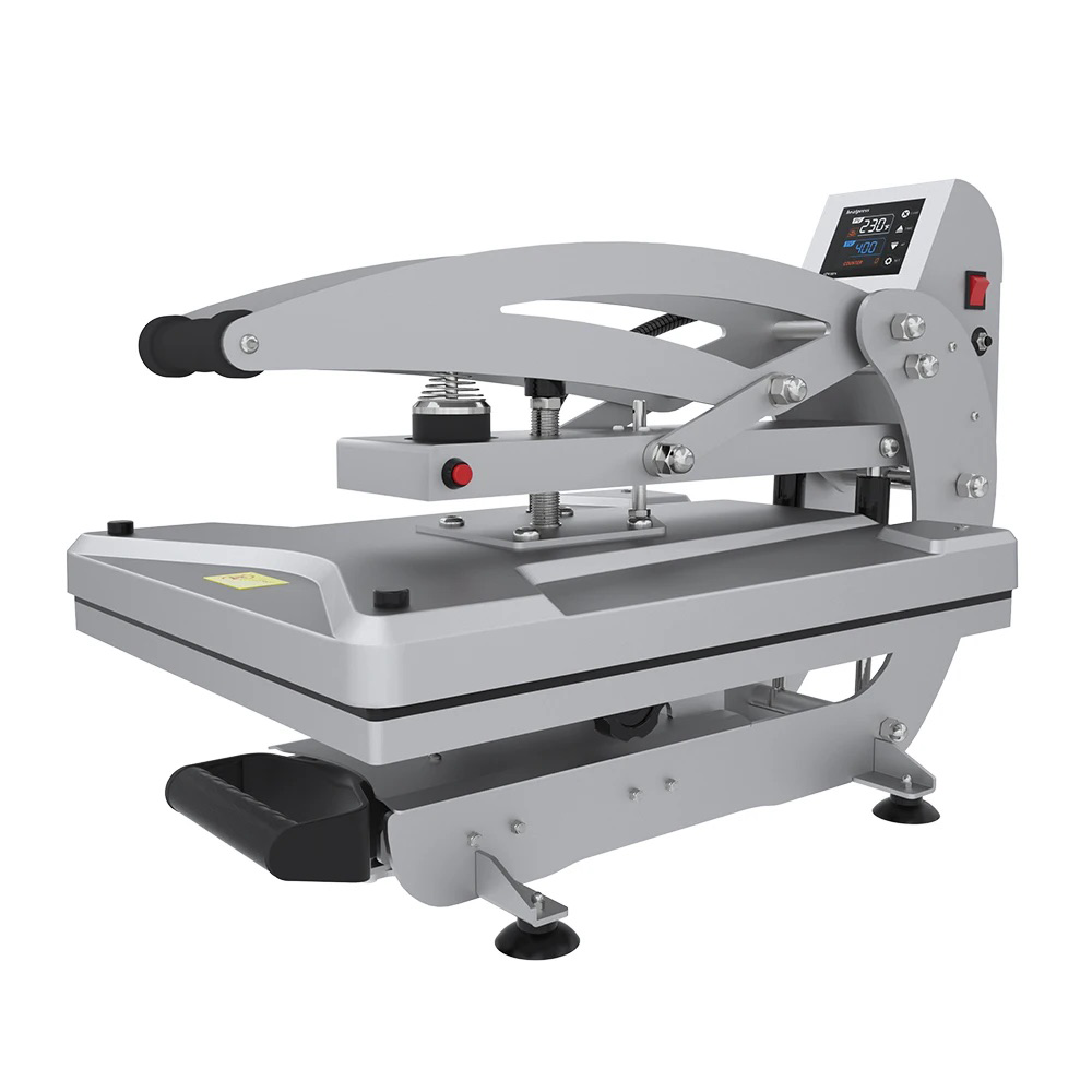Cost-Effective Semi-Auto DTF/Sublimation Heat Press Machine 40x50cm – Ideal for T-Shirts & More
