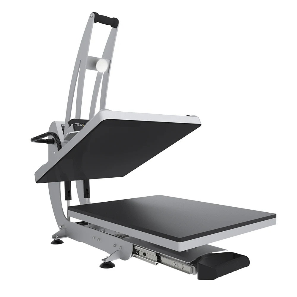 Cost-Effective Semi-Auto DTF/Sublimation Heat Press Machine 40x50cm – Ideal for T-Shirts & More
