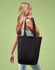 Recycled premium canvas ‘flat base’ shopper