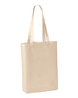 Recycled premium canvas ‘flat base’ shopper
