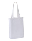 Recycled premium canvas ‘flat base’ shopper