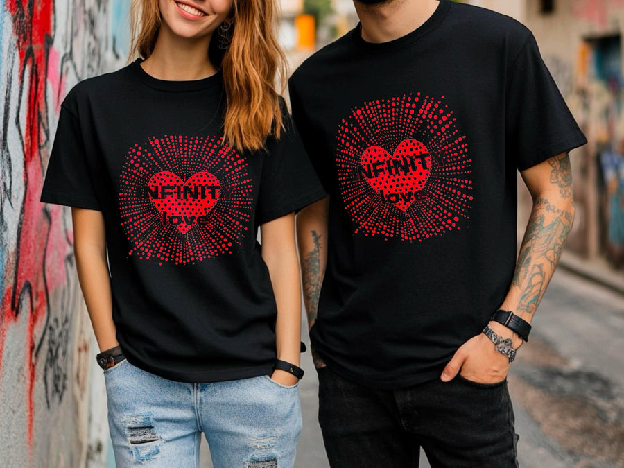 Polka Dot Heart T-Shirt – Yayoi Kusama Inspired Feminist Art