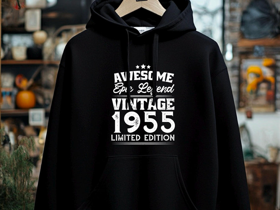 70th Birthday Gift Hoodie | Epic Legend 1955 Vintage Design