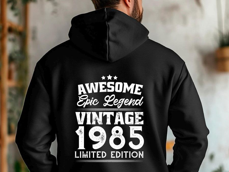 Vintage 1985 Legend Hoodie | 40th Birthday Gift for Men