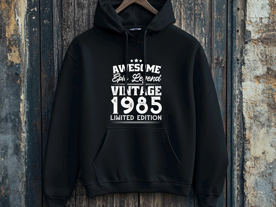 Vintage 1985 Legend Hoodie | 40th Birthday Gift for Men