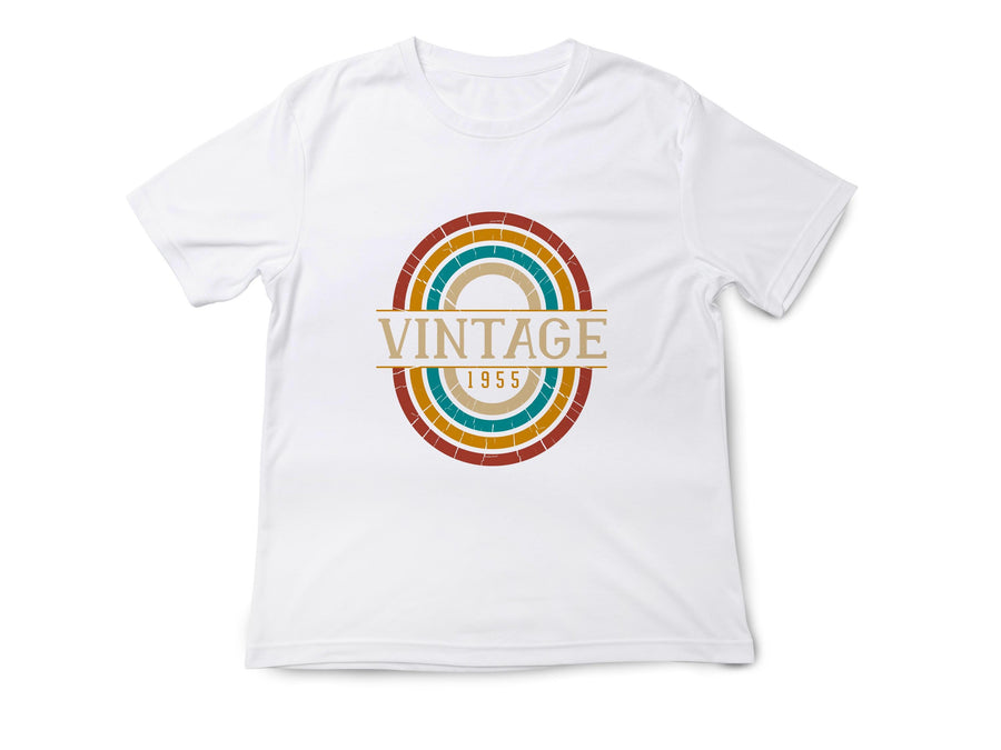 Vintage 1955 Graphic T-Shirt – 70th Birthday Gift for Men