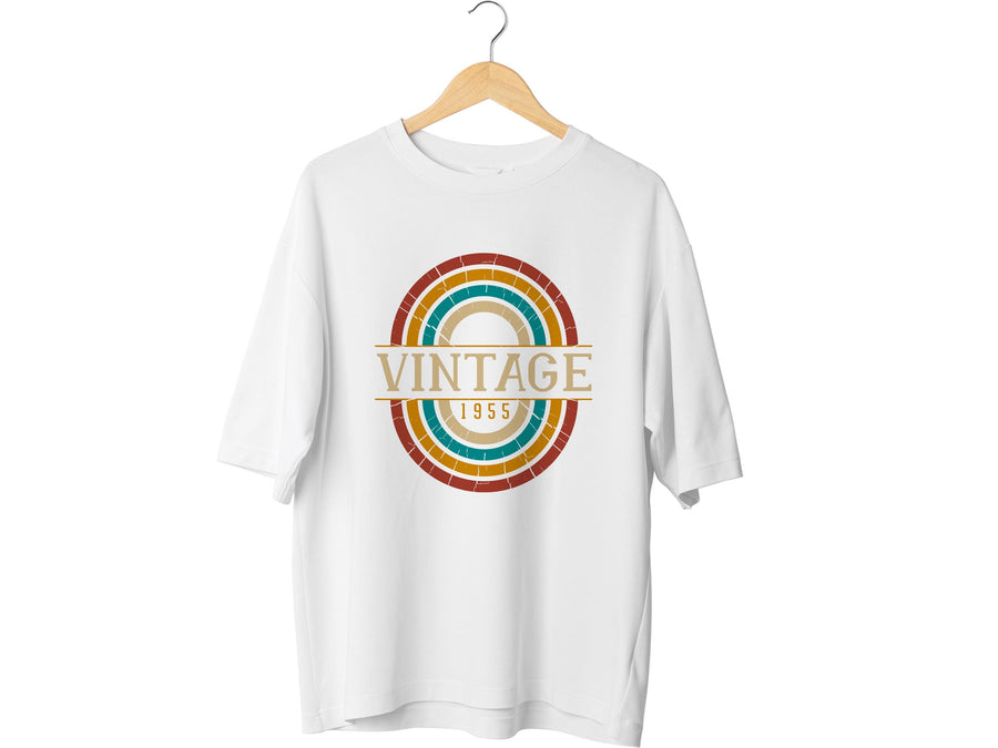 Vintage 1955 Graphic T-Shirt – 70th Birthday Gift for Men