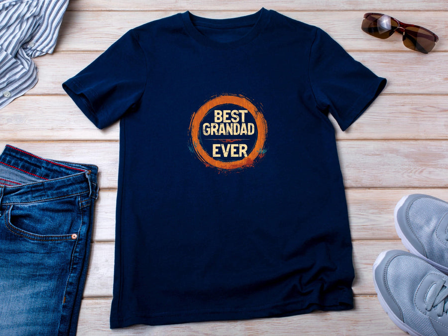 World's Best Grandad T-Shirt, Vegan Grandpa Gift