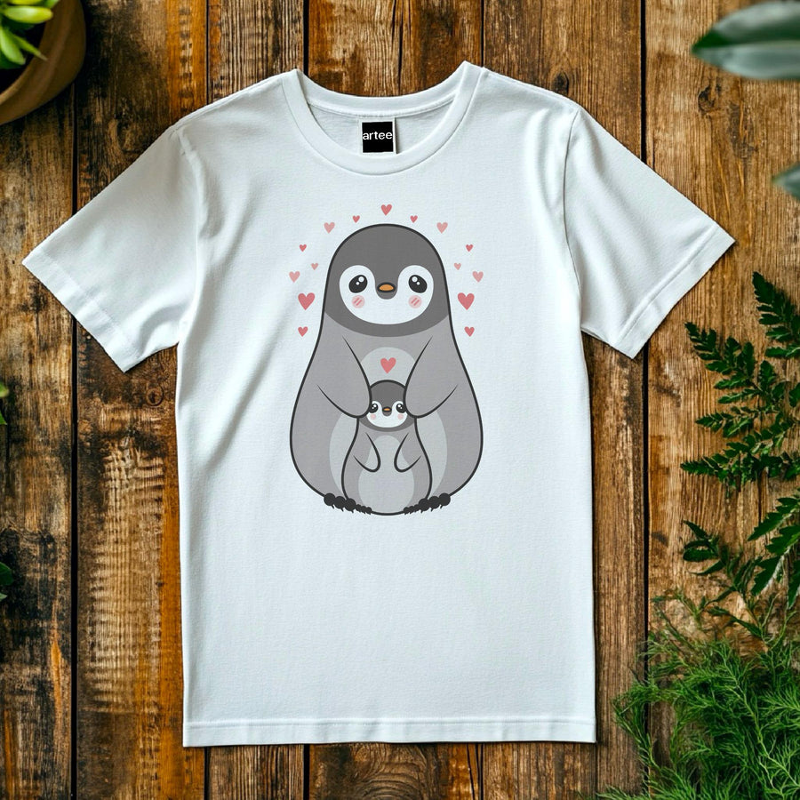 Mama Penguin Shirt, Cute Mommy and Me T-Shirt, Penguin Lover Gift