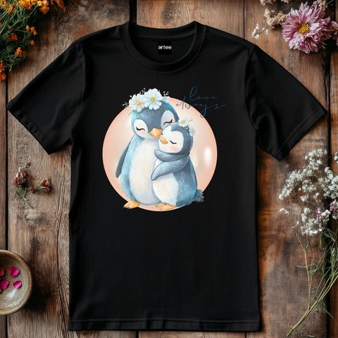Cute Mama Penguin T-Shirt, Penguin Lovers Gift