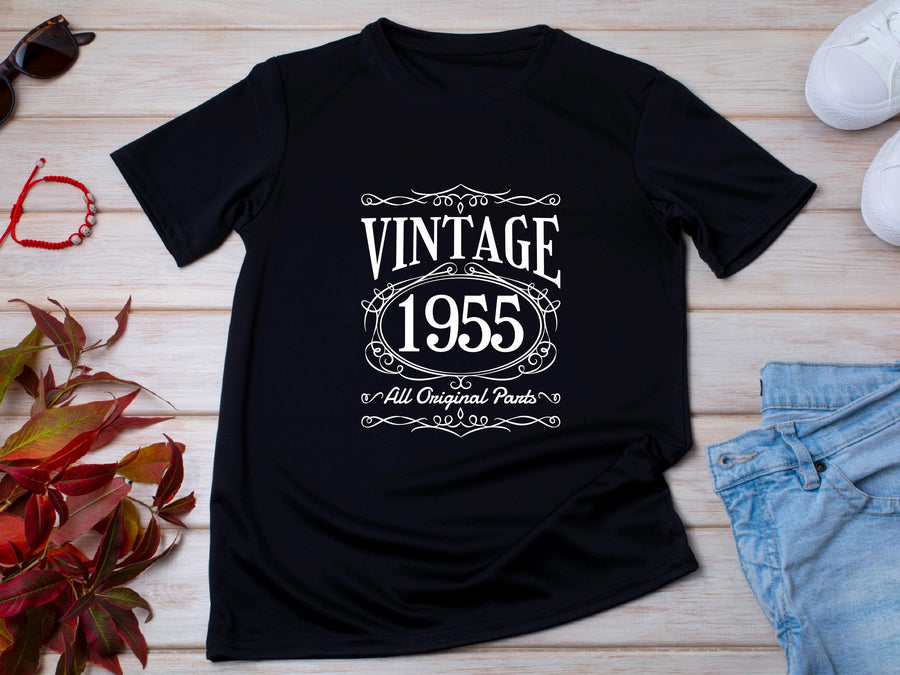 Vintage 1955 T-Shirt ā 70th Birthday Gift for Dad