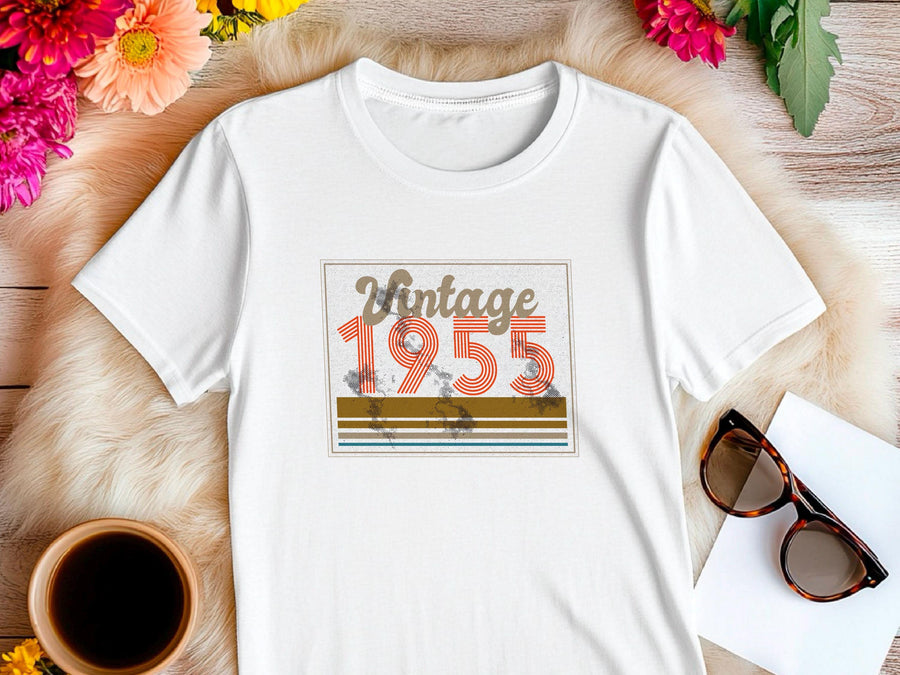 Vintage 1955 T-Shirt - Funny 70th Birthday Gift for Dad
