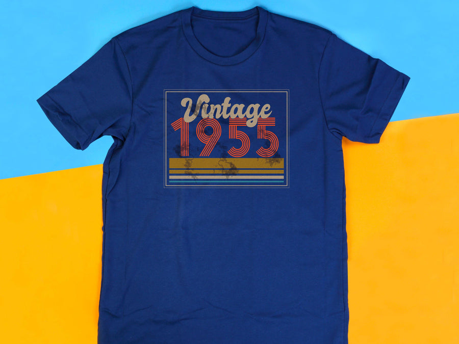 Vintage 1955 T-Shirt - Funny 70th Birthday Gift for Dad