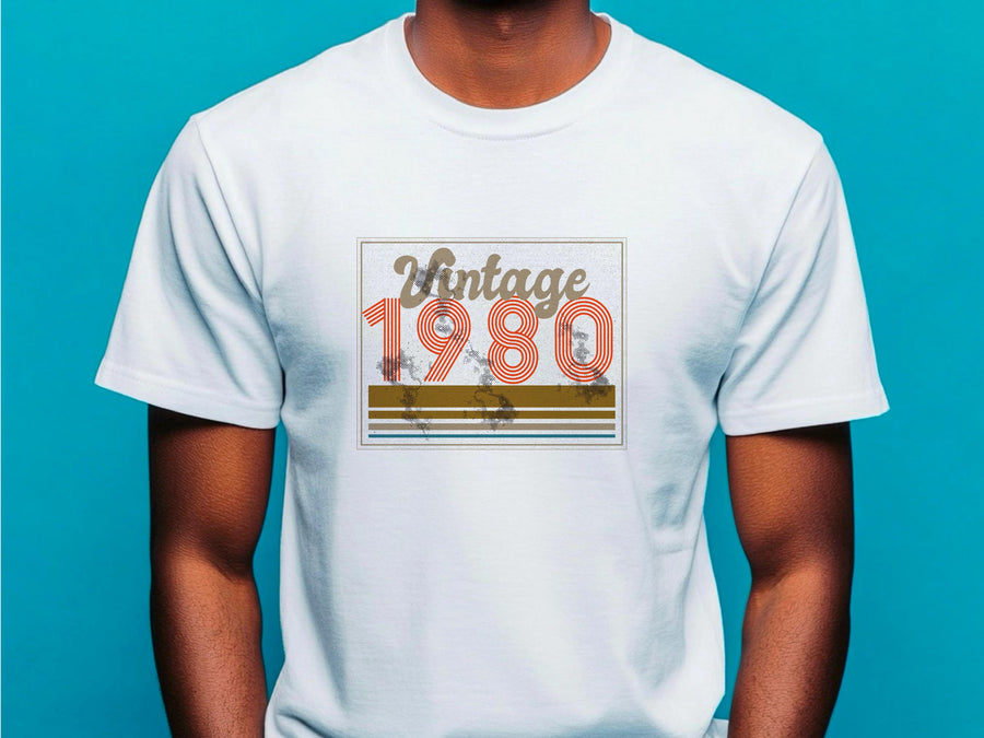 Vintage 1980 45th Birthday T-Shirt – Funny Gift for Dad