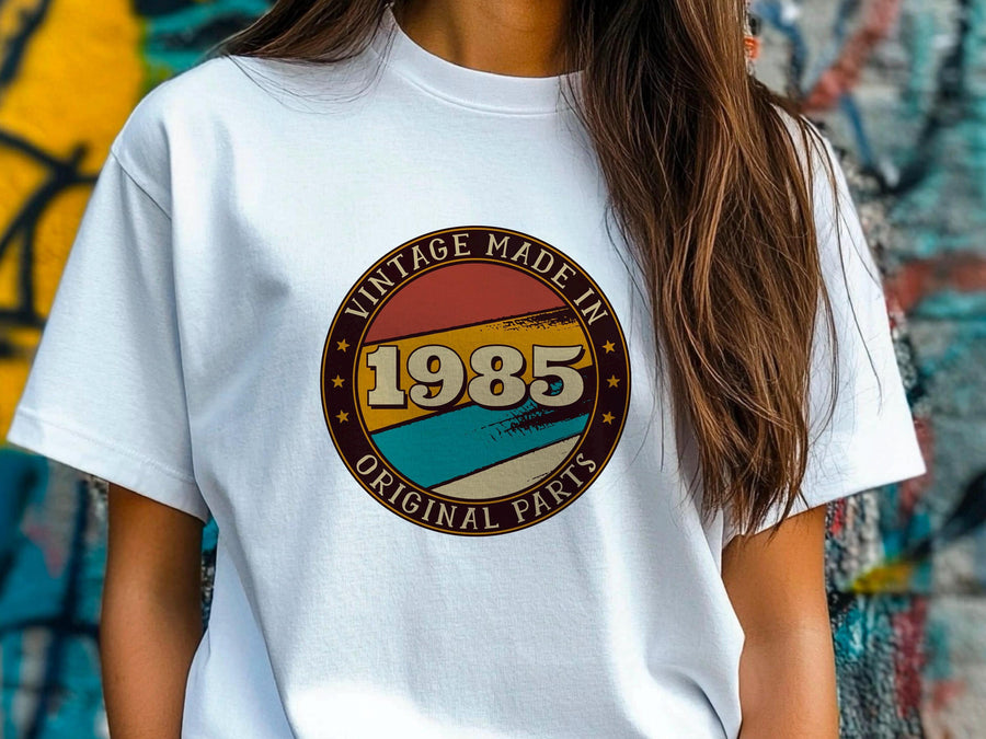 Vintage 1985 40th Birthday T-Shirt – Funny Gift for Dad