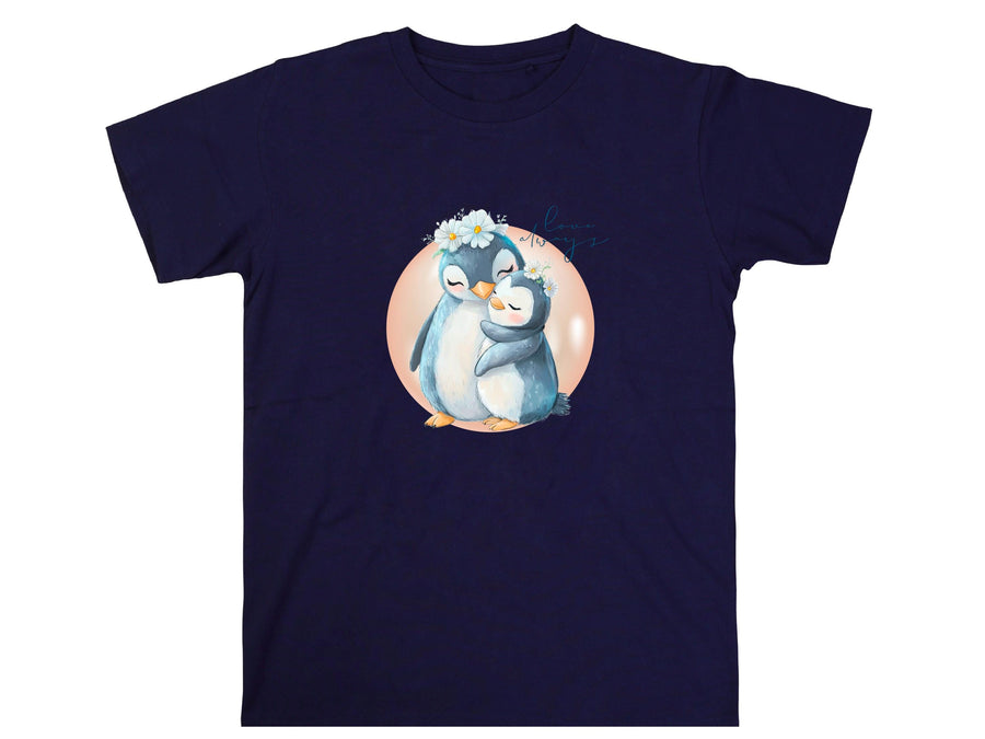 Cute Mama Penguin T-Shirt, Penguin Lovers Gift