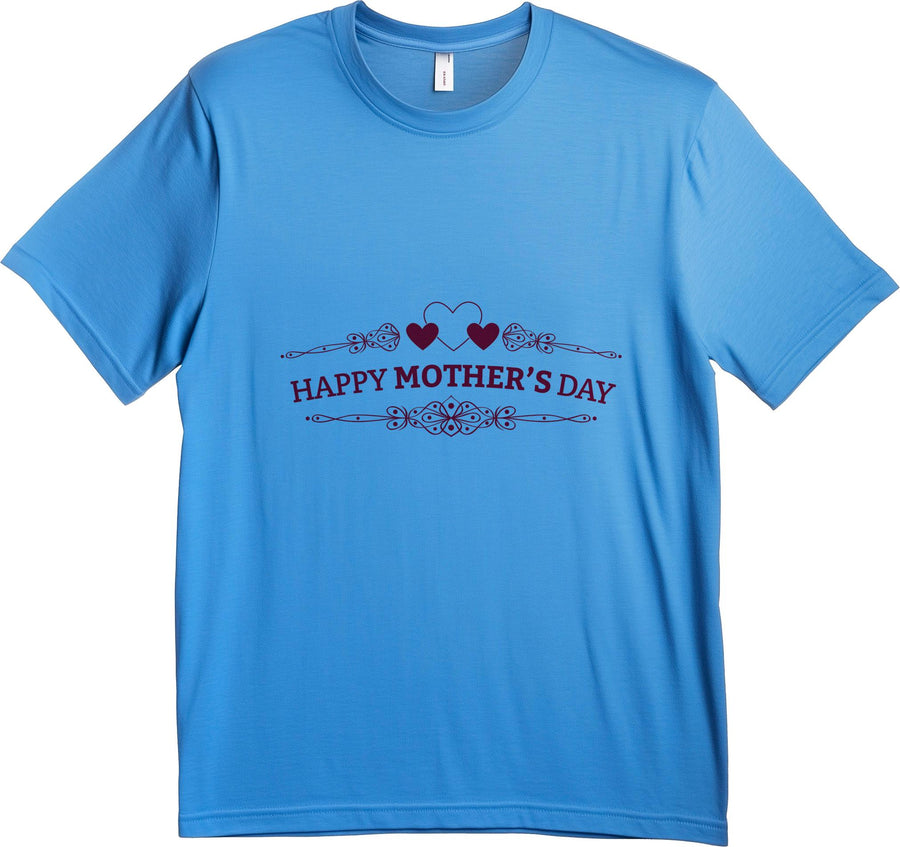 Happy Mother's Day Hearts T-Shirt, Gift for Mom
