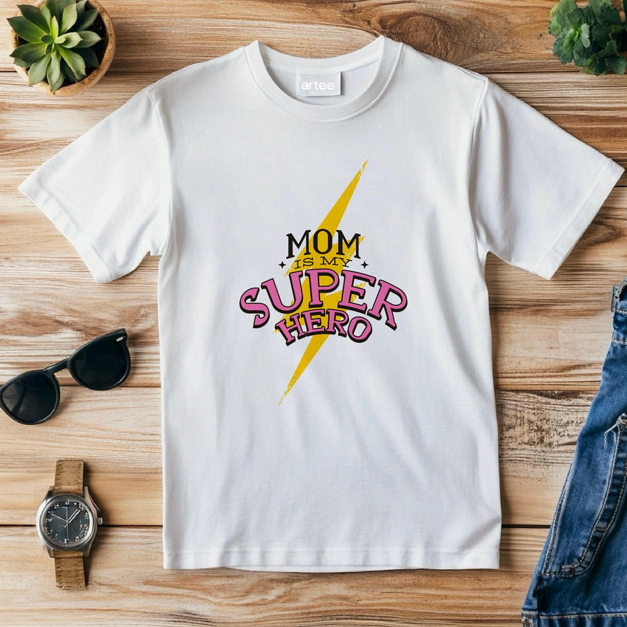 Superhero Mom T-Shirt – My Best Friend, My Forever Hero, Mother's Day Gift, Mom Shirt, Comic Book Style Tee, Super M