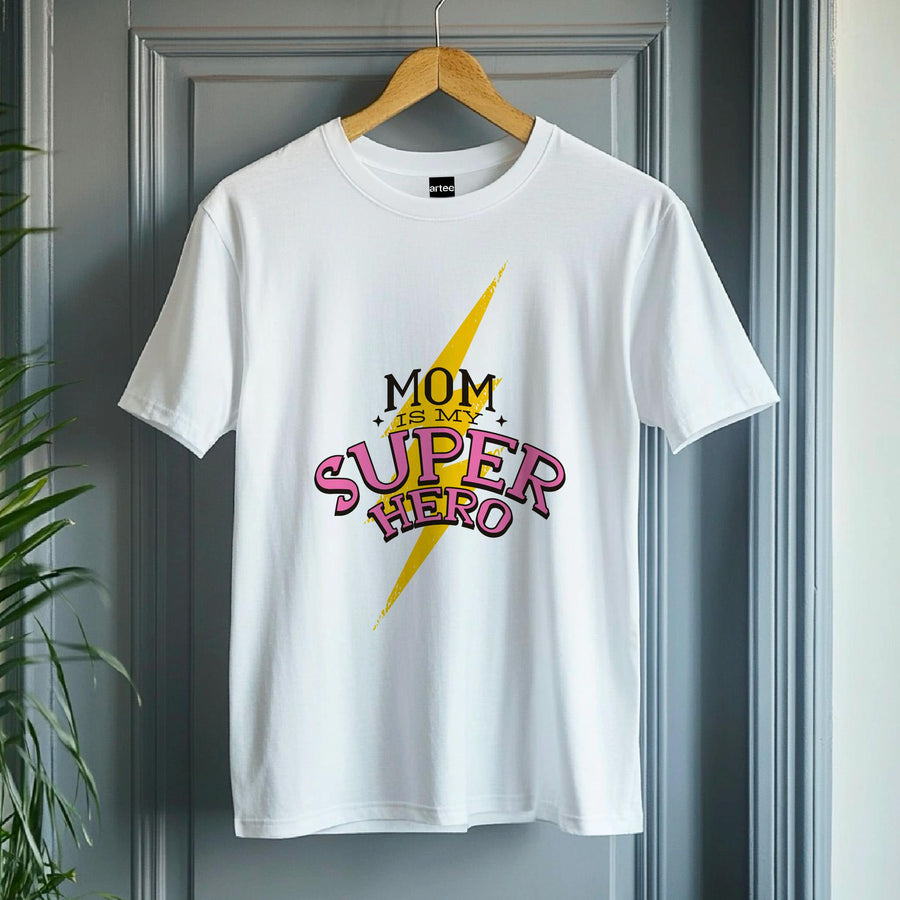 Superhero Mom T-Shirt – My Best Friend, My Forever Hero, Mother's Day Gift, Mom Shirt, Comic Book Style Tee, Super M