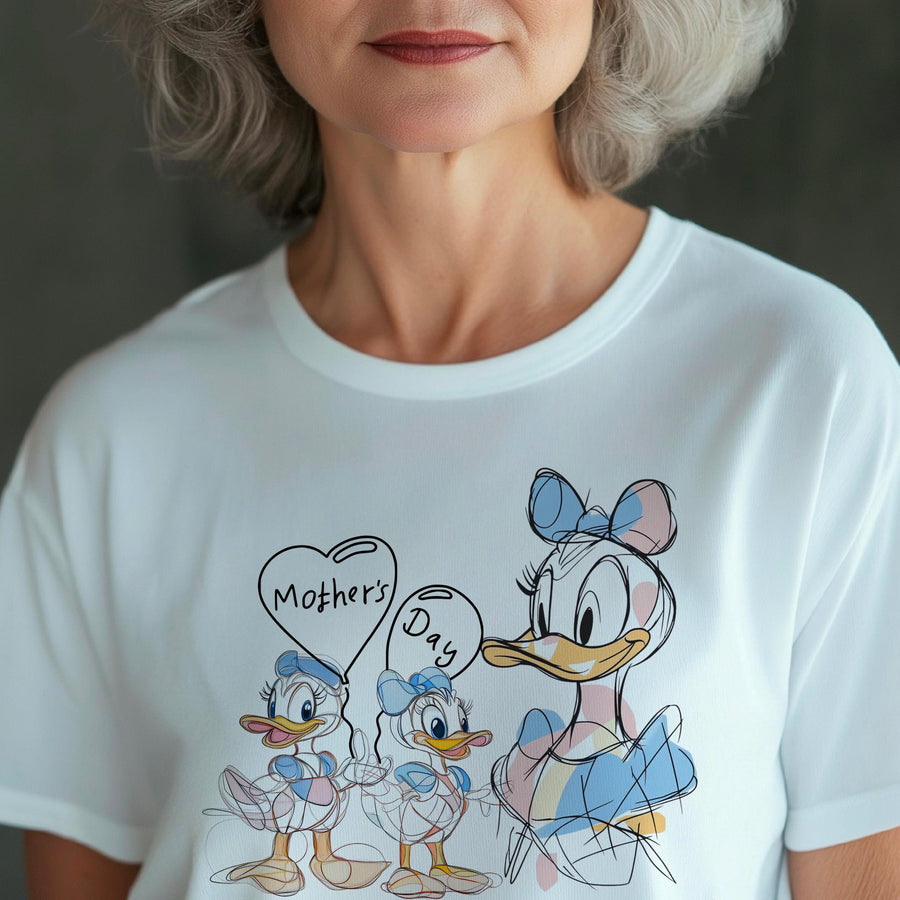 Daisy Duck Mother's Day T-Shirt, Disney Family Trip Tee