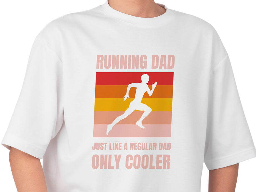 Running Dad Marathon Runner T-Shirt, Father's Day Gift