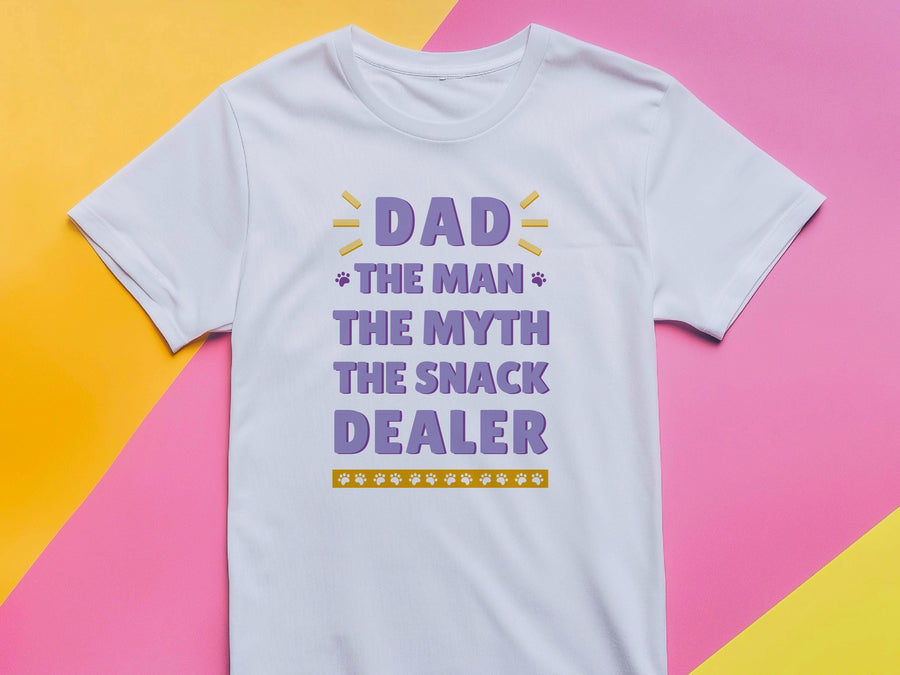 Fathers Day Dad T-Shirt – The Man The Myth Funny Dad Gift