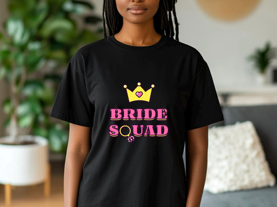 Bride Squad Shirt – Bachelorette Party T-Shirt – Bridesmaid Matching Tee – Bridal Shower Outfit – Team Bride Wedding Shi