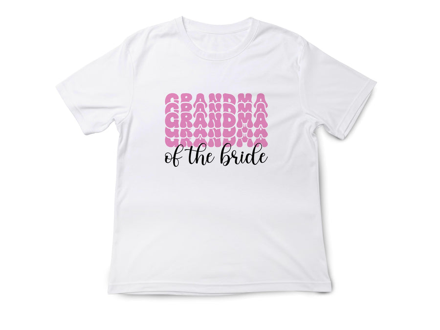 Grandma of the Bride T-Shirt – Wedding Party Shirt for Grandmother – Bridal Family Matching Tee – Gift from Bride – Wedd