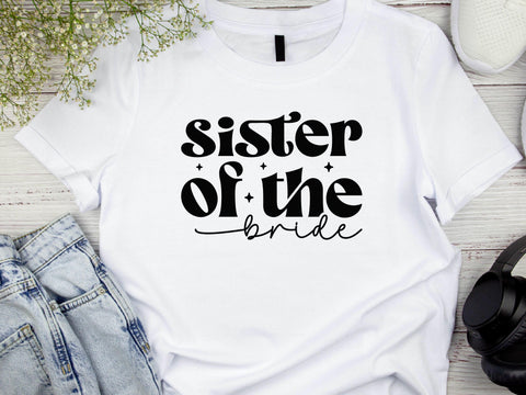 Sister of the Bride T-Shirt – Bridal Party Wedding Tee