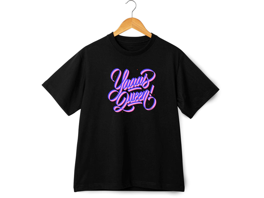 Yaaas Queen Bride T-Shirt – Bridal Party Shirt – Bachelorette Tee – Bride Squad Shirt – Wedding Celebration Gift – Fun B