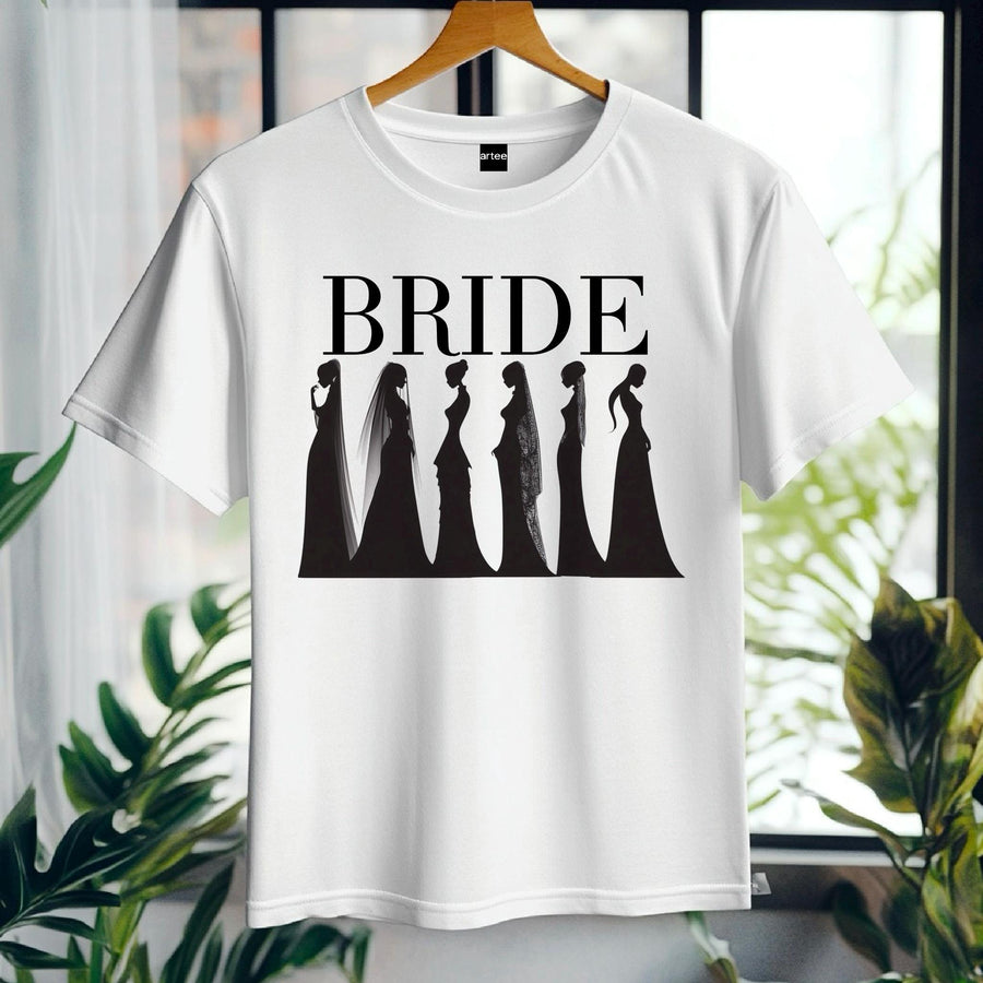 Bride Fashion T-Shirt – Wedding Day Tee – Stylish Bride Shirt – Bridal Shower Gift – Engagement Outfit – Bachelorette To