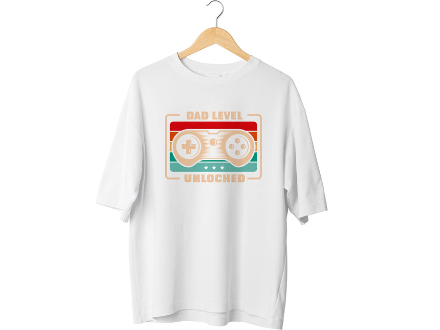 Dad Level Unlocked Gamer SVG t-shirt | Funny New Dad Game Controller tshirt | Father’s Day PNG | Gamer Dad Digital Downl