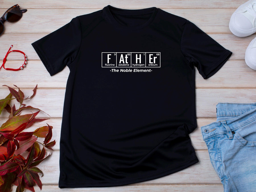 Father Periodic Table T-Shirt - Science Dad Shirt, Chemistry Gift for Dad