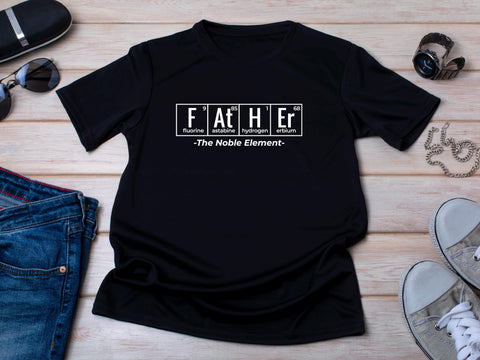 Father Periodic Table T-Shirt - Science Dad Shirt, Chemistry Gift for Dad