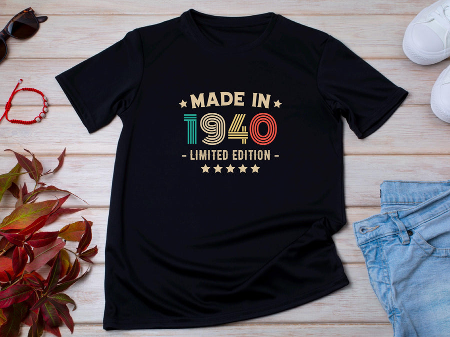 85th Birthday T-Shirt | Vintage 1940 Limited Edition | Funny 85th Gift for Men | Classic 85th Shirt for Him