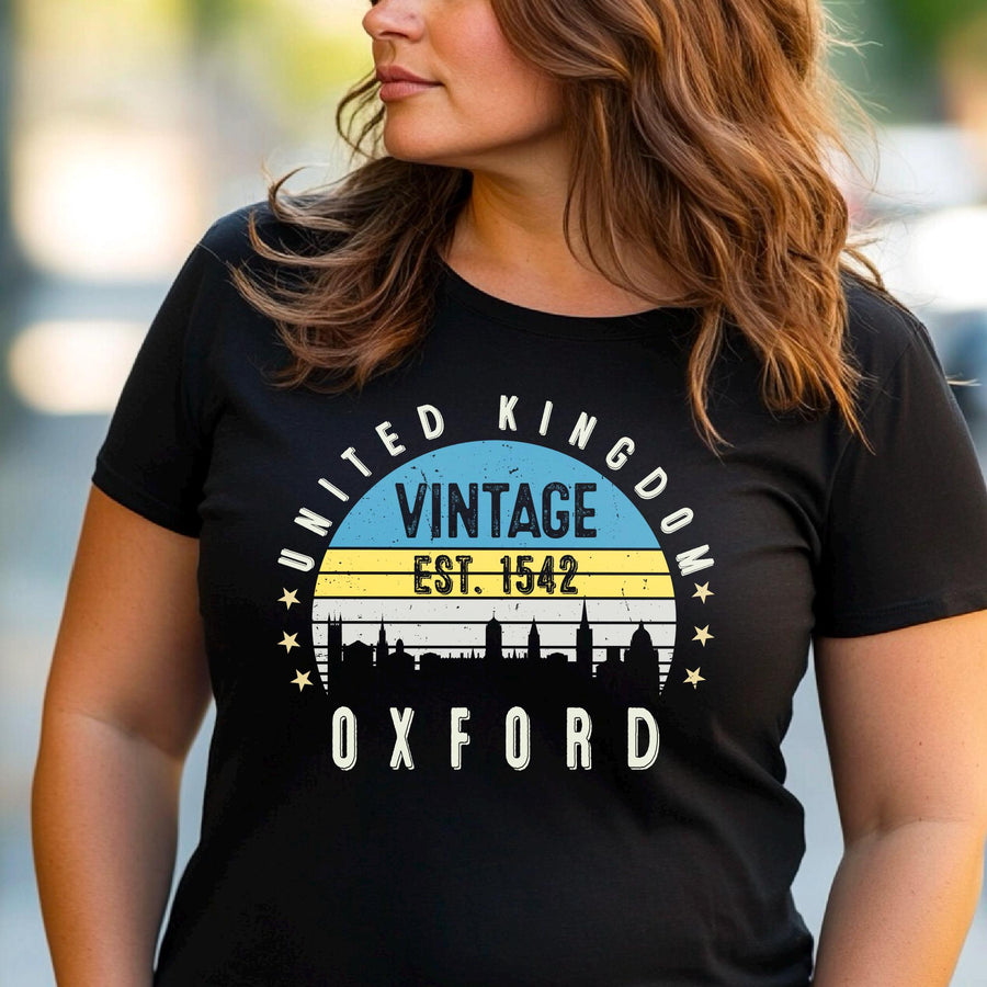 Oxford Shirt, England t-shirt, United Kingdom Vintage Style T-Shirt, Oxford T-Shirt, Vintage 1542 shirt, England gift Sh