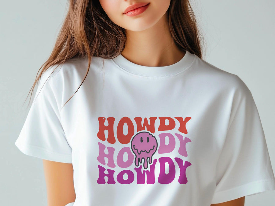 Howdy Bride Shirt, Cowgirl Bachelorette Tee, Western Wedding T-Shirt, Country Bride Gift, Rustic Engagement Party Shirt,