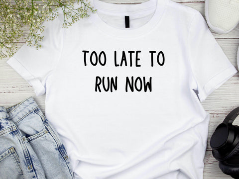 Too Late to Run Now Wedding Shirt – Groom Bachelor Party Tee – Funny Stag Night Shirt for Men – Last Night of Freedom Outfit