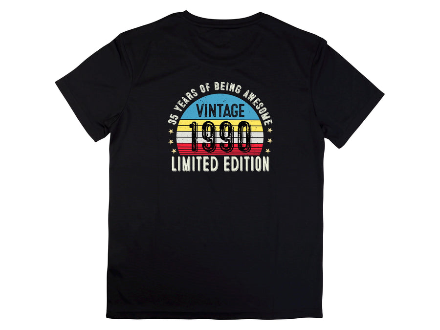 1990 35th Birthday T-Shirt | Funny 35th Gifts for Him, Gifts for Him | Classic 35th T-Shirt for Men