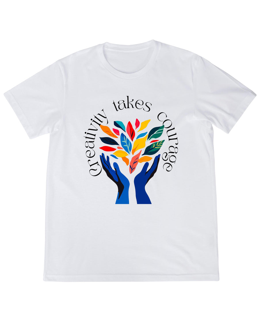 Matisse T-Shirt Creativity Takes Courage – Artist Gift for Men & Women, Art Teacher Tee, Henri Matisse Inspired Shirt