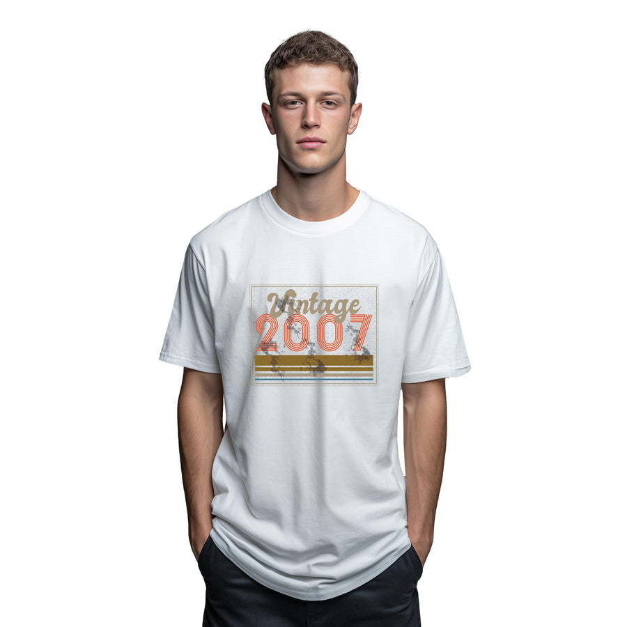 Vintage 2007 T-Shirt – 18th Birthday Gift for Men