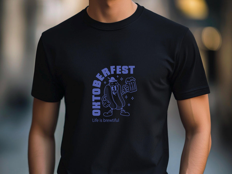 Oktoberfest T-Shirt – Funny Beer Festival Tee – Bavarian Costume Shirt – German Party Outfit – Lederhosen Style – Beer L