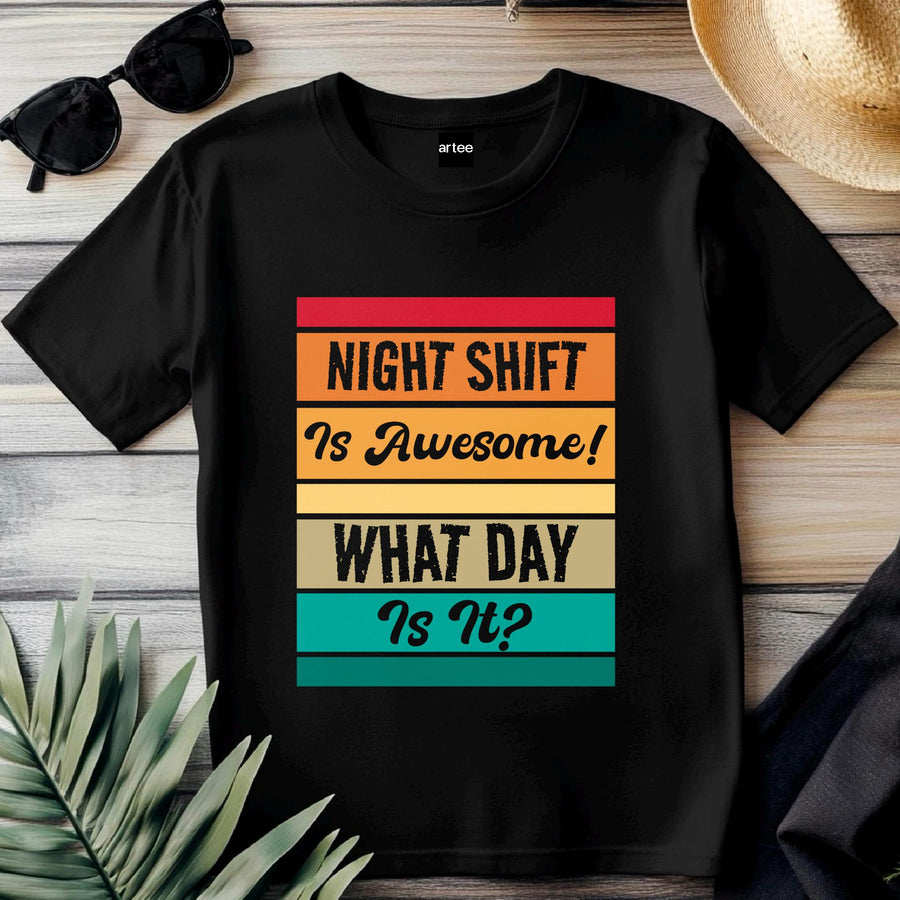 Funny Night Shift Nurse T-Shirt – Healthcare Hero Tee