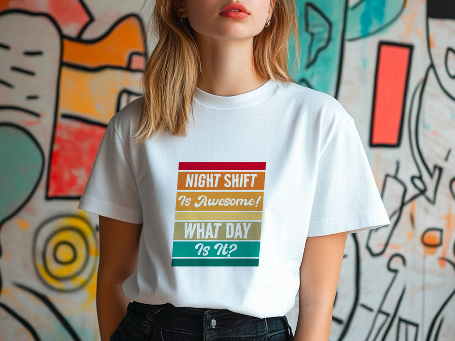 Funny Night Shift Nurse T-Shirt – Healthcare Hero Tee