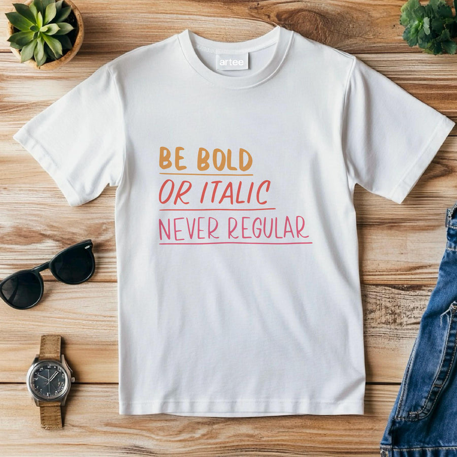 Graphic Designer T-Shirt, Bold Typography Tee